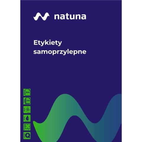 Etykieta samoprzylepna NATUNA A4 (100ark) 70x37mm (24etyk/ark) Etykieta samoprzylepna NATUNA A4 (100ark) 70x37mm (24etyk/ark)