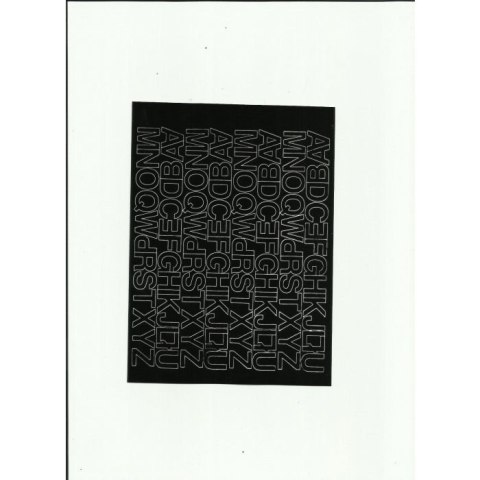 Litery samoprzylepne 1,5cm (8) czerwone ARTDRUK Litery samoprzylepne 1,5cm (8) czerwone ARTDRUK