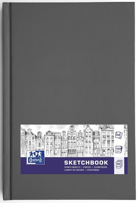 Szkicownik Sketchbook szyty A6 96k 100g mix kolorów 400152625 OXFORD Szkicownik Sketchbook szyty A6 96k 100g mix kolorów 400152625 OXFORD