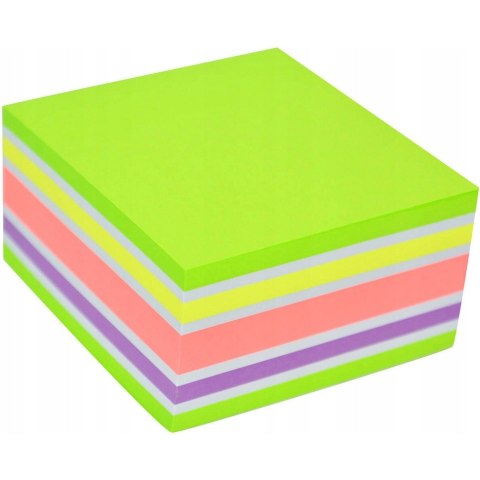 Bloczek STICK"N 76x76mm 400k mix zielony/żółty/różowy 21537 Bloczek STICK"N 76x76mm 400k mix zielony/żółty/różowy 21537