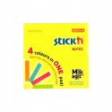 Bloczek STICK"N MAGIC PAD 76x76mm neon mix kolorów 21571