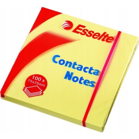 Bloczek samoprzylepny 75x75mm 100k żółty ESSELTE 83003 Bloczek samoprzylepny 75x75mm 100k żółty ESSELTE 83003