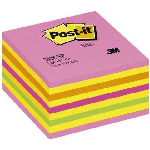 Bloczek samoprzylepny 76x76mm 450k różowo-żółty POST-IT 2028-NP UU009543941 3M Bloczek samoprzylepny 76x76mm 450k różowo-żółty POST-IT 2028-NP UU009543941 3M