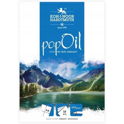 Blok A4 10k 250g POP OIL BLO-OIA4PO KOH-I-NOOR Blok A4 10k 250g POP OIL BLO-OIA4PO KOH-I-NOOR