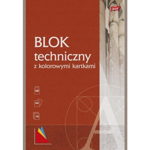 Blok techniczny kolor A4 10k UNIPAP Blok techniczny kolor A4 10k UNIPAP