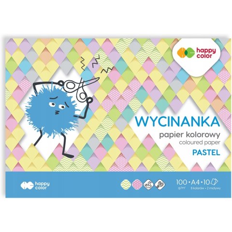 Blok wycinanka A4 10k 100g PASTEL HA 3710 2030-PA10 HAPPY COLOR Blok wycinanka A4 10k 100g PASTEL HA 3710 2030-PA10 HAPPY COLOR