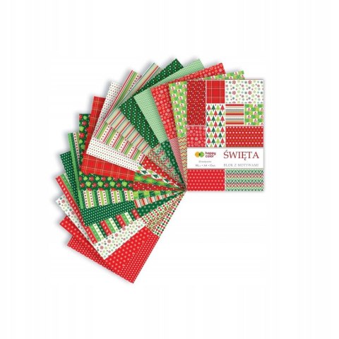 Blok z motywami A4 15k 80g ŚWIĘTA HA38 082030-X HAPPY COLOR Blok z motywami A4 15k 80g ŚWIĘTA HA38 082030-X HAPPY COLOR