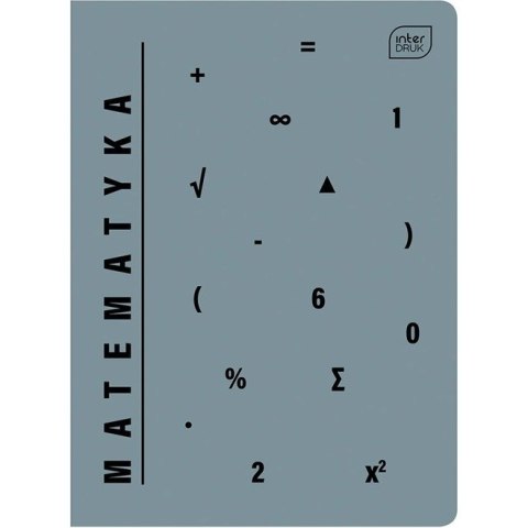 Brulion A5 80k kratka MATEMATYKA INTERDRUK Brulion A5 80k kratka MATEMATYKA INTERDRUK