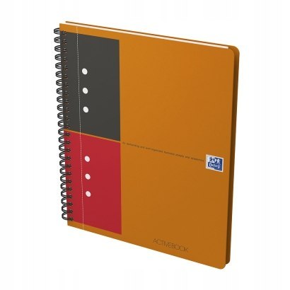 Kołonotatnik A5 80k linia PP OXFORD Activebook International 100104067 Kołonotatnik A5 80k linia PP OXFORD Activebook International 100104067