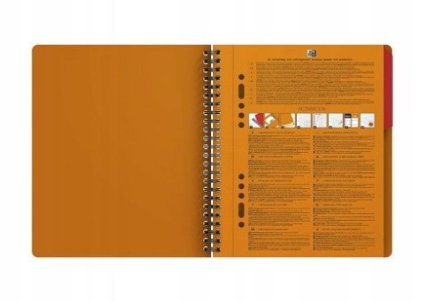 Kołonotatnik A5 80k linia PP OXFORD Activebook International 100104067 Kołonotatnik A5 80k linia PP OXFORD Activebook International 100104067