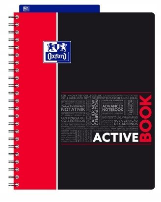 Kołozeszyt A4 80k kratka ACTIVEBOOK mix kolor STUDENT 400019520 OXFORD Kołozeszyt A4 80k kratka ACTIVEBOOK mix kolor STUDENT 400019520 OXFORD