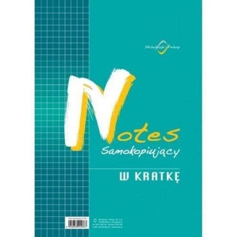 N-100-1 Notes A4 40k kratka samokopiujący MICHALCZYK I PROKOP N-100-1 Notes A4 40k kratka samokopiujący MICHALCZYK I PROKOP