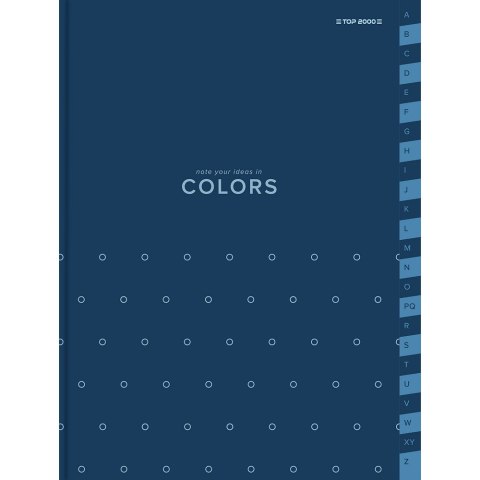 Skorowidz A4 96k kratka szyty COLORS 400169235 TOP 2000 Skorowidz A4 96k kratka szyty COLORS 400169235 TOP 2000