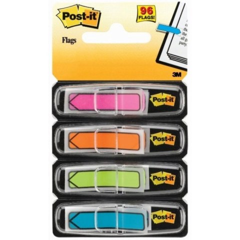 Zakładki POST-IT 12x43mm strzałki neonowe 684ARR4 4x24szt. 3M Zakładki POST-IT 12x43mm strzałki neonowe 684ARR4 4x24szt. 3M