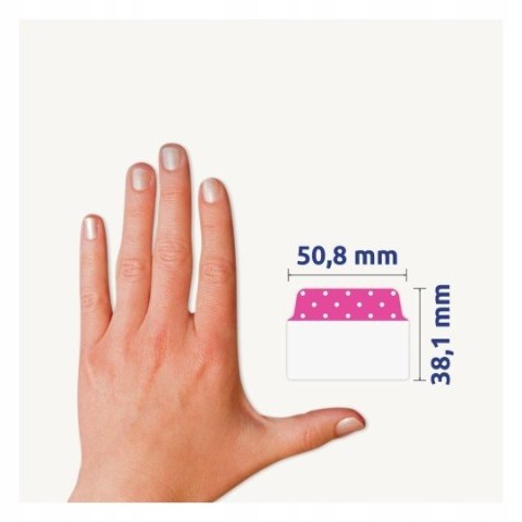 Zakładki indeksujące samoprzylepne 50,8x38,1mm kolorowe z wzorem kropki Ultra Tabs 74773 AVERY ZWECKFORM Zakładki indeksujące samoprzylepne 50,8x38,1mm kolorowe z wzorem kropki Ultra Tabs 74773 AVERY ZWECKFORM