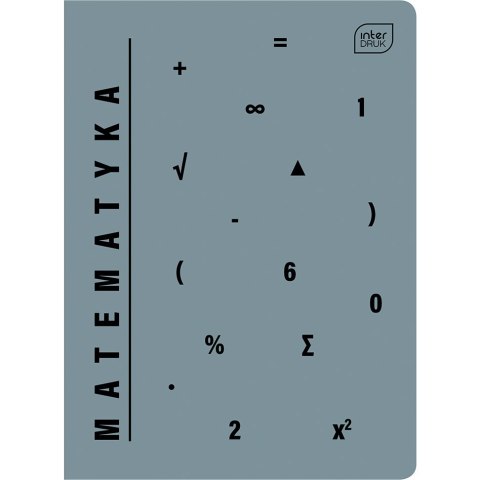 Zeszyt A5 60k kratka 70g miękki MATEMATYKA INTERDRUK Zeszyt A5 60k kratka 70g miękki MATEMATYKA INTERDRUK