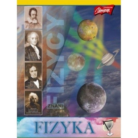 Brulion A5 96K twarda oprawa FIZYKA UNIPAP Brulion A5 96K twarda oprawa FIZYKA UNIPAP
