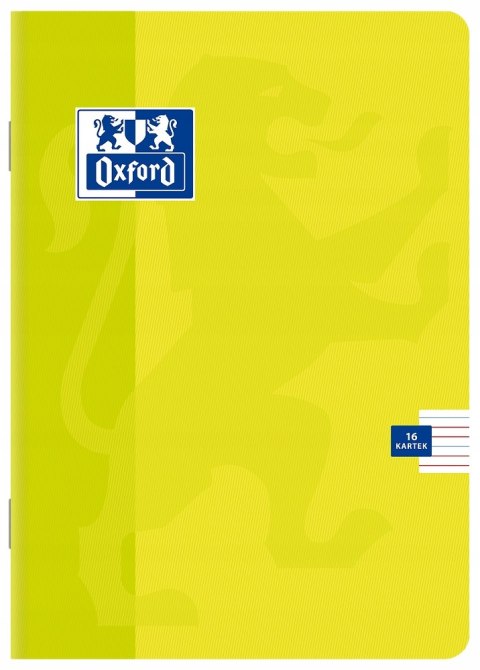 Zeszyt A5 16k 3linia kolorowa 90g 400026764 OXFORD Zeszyt A5 16k 3linia kolorowa 90g 400026764 OXFORD