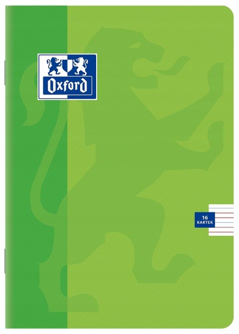 Zeszyt A5 16k 3linia kolorowa 90g 400026764 OXFORD Zeszyt A5 16k 3linia kolorowa 90g 400026764 OXFORD