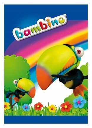 Zeszyt A5 16k kratka laminowany BAMBINO Zeszyt A5 16k kratka laminowany BAMBINO