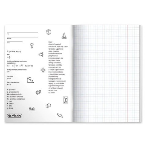 Zeszyt A5 60k kratka FIZYKA 9577420 HERLITZ Zeszyt A5 60k kratka FIZYKA 9577420 HERLITZ