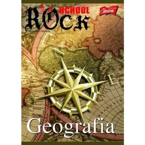 Zeszyt A5 60k kratka GEOGRAFIA laminowany UNIPAP Zeszyt A5 60k kratka GEOGRAFIA laminowany UNIPAP
