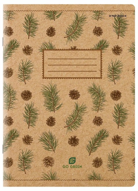 Zeszyt A5 60k kratka GO GREEN 400153377 TOP 2000 Zeszyt A5 60k kratka GO GREEN 400153377 TOP 2000