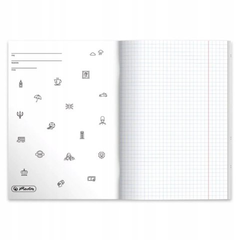Zeszyt A5 60k kratka JĘZYK ANGIELSKI 9577388 HERLITZ Zeszyt A5 60k kratka JĘZYK ANGIELSKI 9577388 HERLITZ