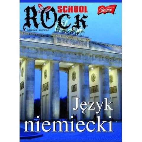 Zeszyt A5 60k kratka JĘZYK NIEMIECKI laminowany UNIPAP Zeszyt A5 60k kratka JĘZYK NIEMIECKI laminowany UNIPAP