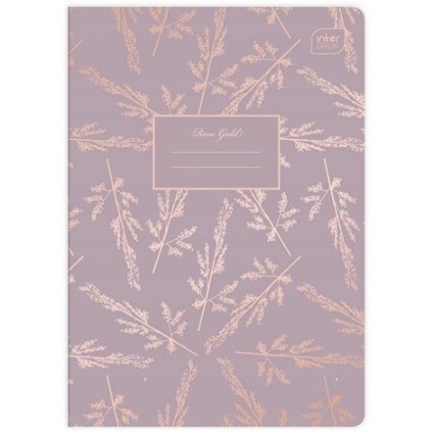 Zeszyt A5 60k linia 70g METALLIC ROSE GOLD INTERDRUK Zeszyt A5 60k linia 70g METALLIC ROSE GOLD INTERDRUK