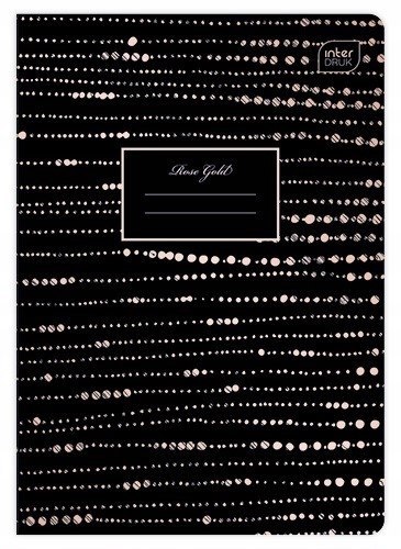 Zeszyt A5 60k linia 70g METALLIC ROSE GOLD INTERDRUK Zeszyt A5 60k linia 70g METALLIC ROSE GOLD INTERDRUK