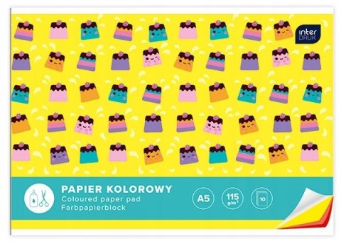 Zeszyt papierów kolorowych A4 10k INTERDRUK Zeszyt papierów kolorowych A4 10k INTERDRUK