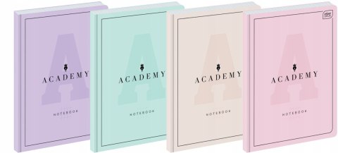 Brulion A5 96 k. kratka M 90g ACADEMY PASTEL Brulion A5 96 k. kratka M 90g ACADEMY PASTEL
