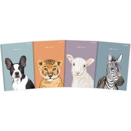Brulion ANIMAL A4 96K 70G kratka z marginesem 400169481 TOP 2000
