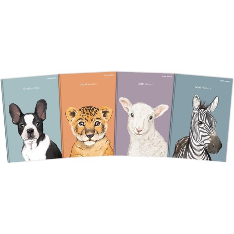 Brulion ANIMAL A4 96K 70G kratka z marginesem 400169481 TOP 2000 Brulion ANIMAL A4 96K 70G kratka z marginesem 400169481 TOP 2000