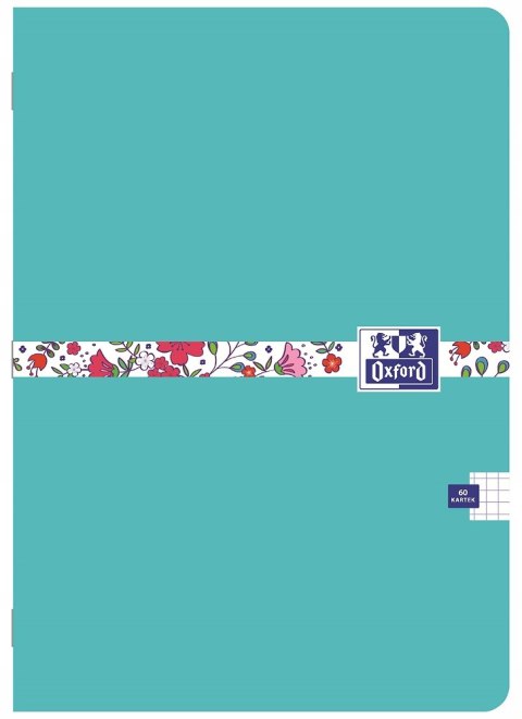 Zeszyt A4 60k kratka 90g FLORAL 400148582 OXFORD Zeszyt A4 60k kratka 90g FLORAL 400148582 OXFORD