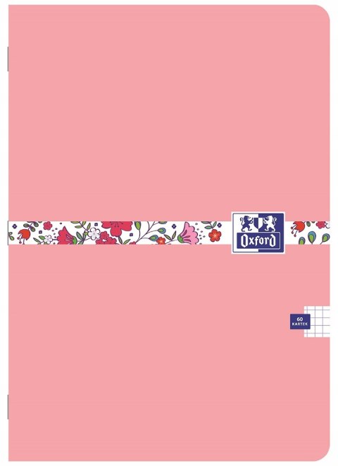 Zeszyt A4 60k kratka 90g FLORAL 400148582 OXFORD Zeszyt A4 60k kratka 90g FLORAL 400148582 OXFORD