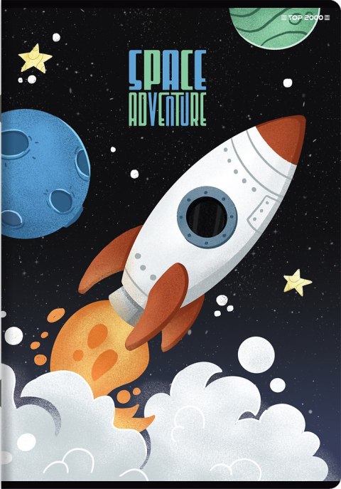 Zeszyt A5 16k 3linia kolorowa SPACE ADVENTURE 400181613 TOP 2000 Zeszyt A5 16k 3linia kolorowa SPACE ADVENTURE 400181613 TOP 2000