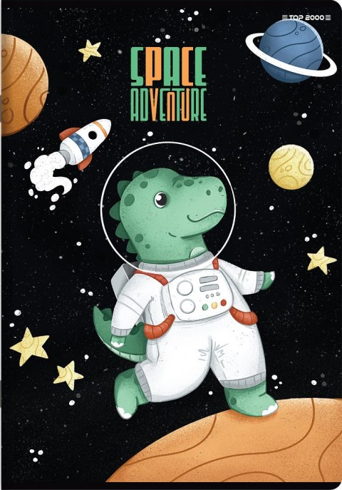 Zeszyt A5 16k 3linia kolorowa SPACE ADVENTURE 400181613 TOP 2000 Zeszyt A5 16k 3linia kolorowa SPACE ADVENTURE 400181613 TOP 2000