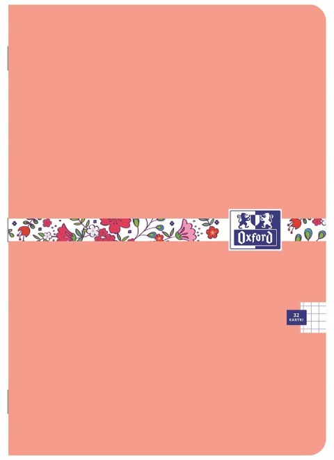Zeszyt A5 32k kratka 90g FLORAL 400150841 OXFORD Zeszyt A5 32k kratka 90g FLORAL 400150841 OXFORD