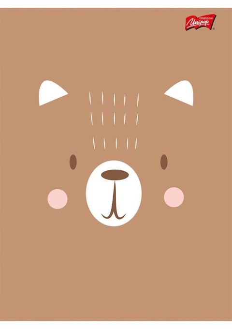 Zeszyt A5 32k kratka laminowany CUTE FACE z lakierem miejscowym B-2807 UNIPAP Zeszyt A5 32k kratka laminowany CUTE FACE z lakierem miejscowym B-2807 UNIPAP