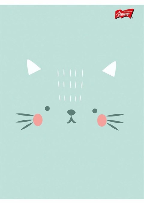 Zeszyt A5 32k kratka laminowany CUTE FACE z lakierem miejscowym B-2807 UNIPAP Zeszyt A5 32k kratka laminowany CUTE FACE z lakierem miejscowym B-2807 UNIPAP