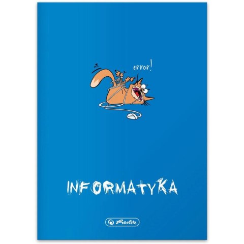Zeszyt A5 60k kratka 70g. INFORMATYKA 9500097 HERLITZ Zeszyt A5 60k kratka 70g. INFORMATYKA 9500097 HERLITZ