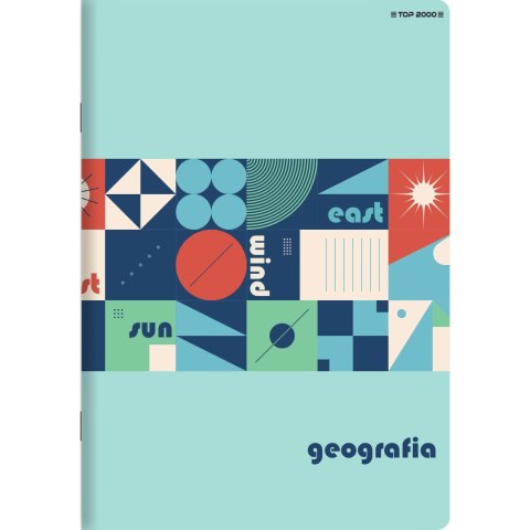 Zeszyt A5 60k kratka 70g ze ściągami GEOGRAFIA 400169461 TOP 2000 Zeszyt A5 60k kratka 70g ze ściągami GEOGRAFIA 400169461 TOP 2000