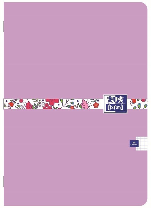 Zeszyt A5 60k kratka 90g FLORAL 400148581 OXFORD Zeszyt A5 60k kratka 90g FLORAL 400148581 OXFORD