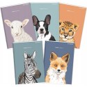 Zeszyt A5 96k 70g K5X5M ANIMAL 400169467 TOP 2000