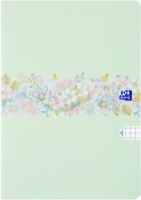 Brulion B5 96k kratka margines szyty miękka okładka FLOWER 400181452 OXFORD Brulion B5 96k kratka margines szyty miękka okładka FLOWER 400181452 OXFORD