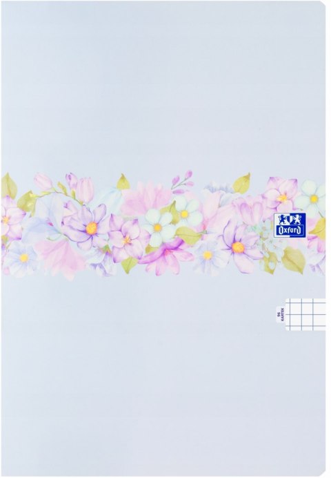 Brulion B5 96k kratka margines szyty miękka okładka FLOWER 400181452 OXFORD Brulion B5 96k kratka margines szyty miękka okładka FLOWER 400181452 OXFORD