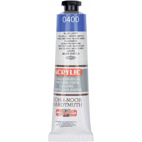 Farba akrylowa 162716 niebiesk 0400 40ml. KOH-I-NOOR Farba akrylowa 162716 niebiesk 0400 40ml. KOH-I-NOOR