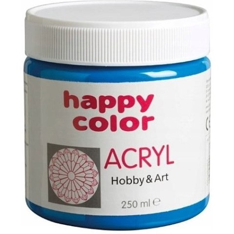 Farba akrylowa 250ml niebieski HA7370 0250-3 Happy Color Farba akrylowa 250ml niebieski HA7370 0250-3 Happy Color